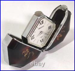 Seiko Momotaro vintage pocket face manual mechanical 17 jewels works red Japan