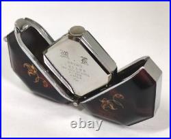 Seiko Momotaro vintage pocket face manual mechanical 17 jewels works red Japan