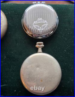 Set Of 6 Antique Collection Pocket Watch Cases