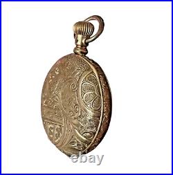 Seth Thomas Manual Wind Hunter Pocket Watch Gold Tone Case (For Repair)