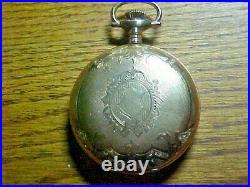 Sharp 18S Leverset Fancy Engraved 20 Year Gold Filled Hunting Pocket Watch Case