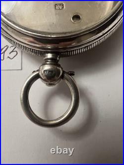 Silver Antique Pocket Watch Case, Size 18