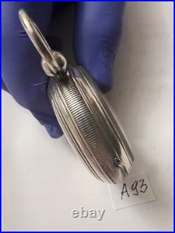 Silver Antique Pocket Watch Case, Size 18