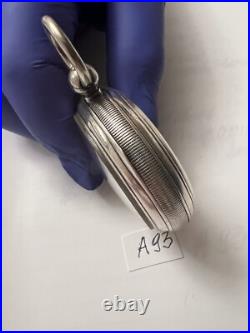 Silver Antique Pocket Watch Case, Size 18