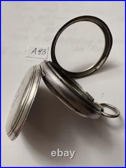 Silver Antique Pocket Watch Case, Size 18