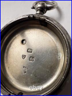 Silver Antique Pocket Watch Case, Size 18