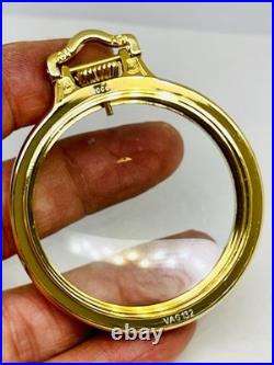 Size 16S CWCCo, USA Display Clear Back, Bar Over Crown BOC Pocket Watch Case GP