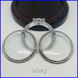 Size 16S CWCCo, USA Display Clear Back, Bar Over Crown BOC Pocket Watch Case SP