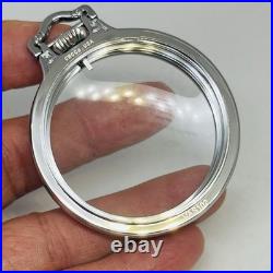 Size 16S CWCCo, USA Display Clear Back, Bar Over Crown BOC Pocket Watch Case SP