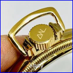 Size 16S CWCCo, USA Display Clear Back, Mainliner, Gold Plated Pocket Watch Case