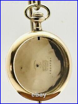 Size 16S Wadsworth Pilot 1594724 25 Years Pocket Watch Case withdiamond