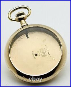 Size 16S Wadsworth Pilot 1594724 25 Years Pocket Watch Case withdiamond