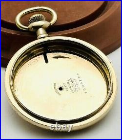Size 16S Wadsworth Pilot 1594724 25 Years Pocket Watch Case withdiamond