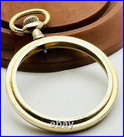 Size 16S Wadsworth Pilot 1594724 25 Years Pocket Watch Case withdiamond