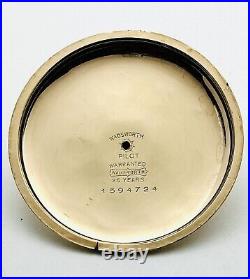 Size 16S Wadsworth Pilot 1594724 25 Years Pocket Watch Case withdiamond
