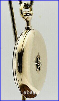 Size 16S Wadsworth Pilot 1594724 25 Years Pocket Watch Case withdiamond