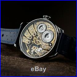 Skeleton Exclusive Masson Watch for Mens Pocket Watch in Art Deco Case and Dial