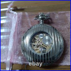 Skeleton Pocket Watch Hunter Case