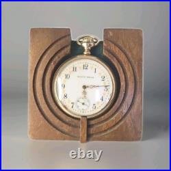 South Bend 17 Jewel 3 Adj Open Face Pocket Watch 20 Yr Case Lever Set Stem Wind