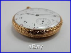 South Bend Watch Co. Pocket Watch, 12s 21j, 431 Double Roller 20 Year Case #PW1