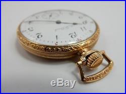 South Bend Watch Co. Pocket Watch, 12s 21j, 431 Double Roller 20 Year Case #PW1