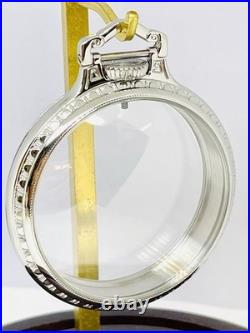 Stainless Steel 16S CWCCo Display Bar Over Crown BOC Pocket Watch Case S/NVSS004