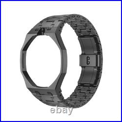 Steel AP Mod Kit Case Band For Swatch Royal Pop Pocket Watch Turn to Wristwatch
