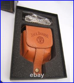 Sterling Silver Jack Daniels Old No 7 Pocket Watch Never Used Box Papers & Case