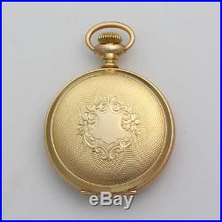 Stunning 16S Gold Filled Engraved Hunting Case Waltham Pocket Watch ca. 1896