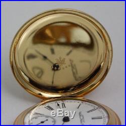 Stunning 16S Gold Filled Engraved Hunting Case Waltham Pocket Watch ca. 1896