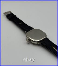 Stunning Running Elgin Vintage Cushion Case White Dial Small Seconds 1895