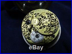 Stunning Verge Fusee Pocket Watch Triple Cased Good London Maker