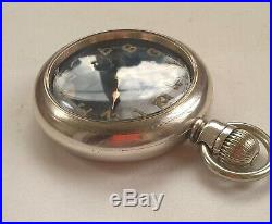 Super Elgin 18s Pocket Watch (1918) Coin Silver Case Serviced and in ExWO