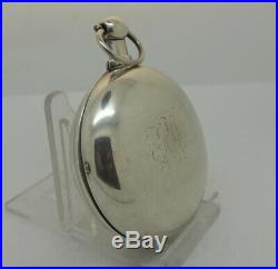 Superb 1818 silver fusee rack-lever pair-case pocket watch in V. G. Ticking order