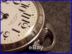 Superb Hamilton Pocketwatch RAILWAY SPECIAL 992B Model Yr 1951 Stainless Case