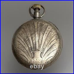 Swiss 0.800 Silver Pocket Watch Case Only EXTRA Switzerland