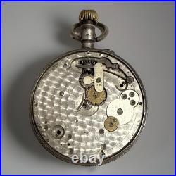 Swiss 0.800 Silver Pocket Watch Case Only EXTRA Switzerland