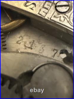 Swiss 0.800 Silver Pocket Watch Case Only EXTRA Switzerland