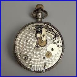 Swiss 0.800 Silver Pocket Watch Case Only EXTRA Switzerland