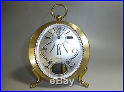 Swiss Musical Alarm Clock Unique Reuge Pocket Watch Style Case (watch The Video)