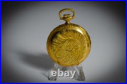 Swiss Unitas 6498 Restored 6498 Vintage Arnex Pocket Watch Salmon Pink Dial