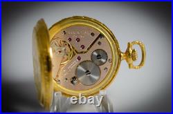 Swiss Unitas 6498 Restored 6498 Vintage Arnex Pocket Watch Salmon Pink Dial
