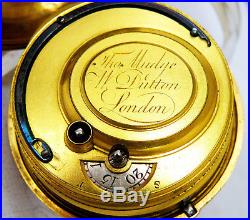 THOMAS MUDGE- ENGLAND'S GREATEST WATCHMAKER -18K PAIR CASE POCKET WATCH 150 g