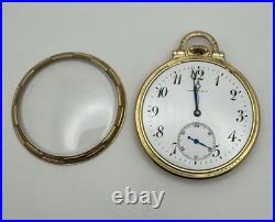 TIFFANY & CO Antique POCKET WATCH 10k Rolled Gold Plated Ca. 1900 withPewter Case