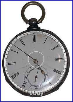 TOBIAS LONDON SILVER CASE POCKET WATCH 13j Anchor Escapement SN3192 Not Working