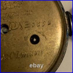 TOBIAS LONDON SILVER CASE POCKET WATCH 13j Anchor Escapement SN3192 Not Working