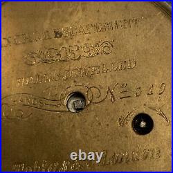 TOBIAS LONDON SILVER CASE POCKET WATCH 13j Anchor Escapement SN3192 Not Working