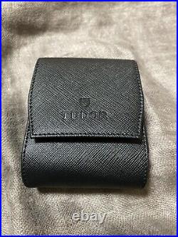 TUDOR Watch Leather Black Pouch / Case