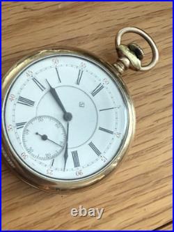 T Eaton Pocket Watch Working Gold Filled Case Great Timepiece for collectors