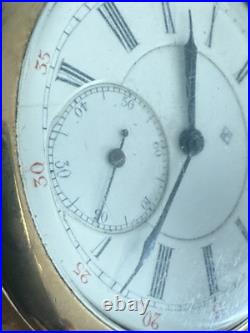 T Eaton Pocket Watch Working Gold Filled Case Great Timepiece for collectors